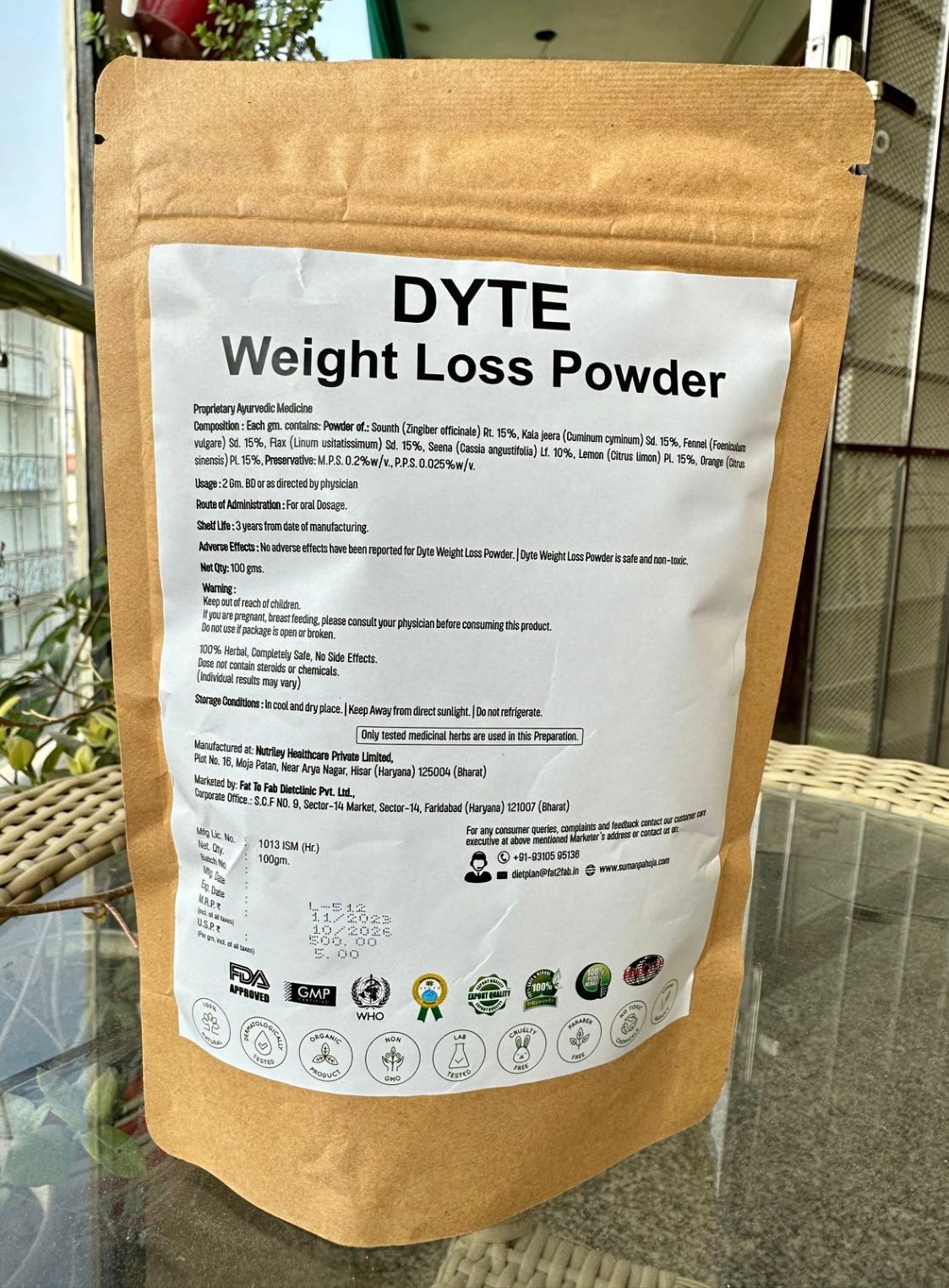 WEIGHT LOSS POWDER